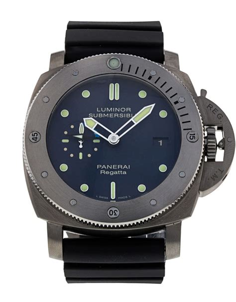 panerai submersible u serie rückansicht